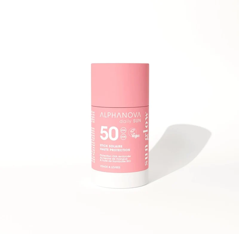 Stick solaire pour le visage SPF50 Daily Sun - Alphanova