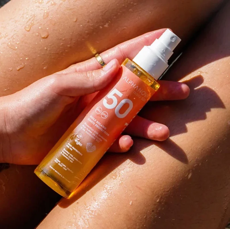 Huile solaire SPF50 - Alphanova